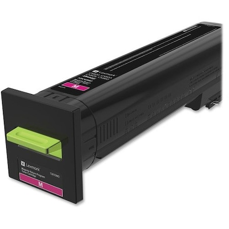 Lexmark Toner Cartridge, f/820/825/860, 8000 Page Yield, Magenta LEX72K10M0